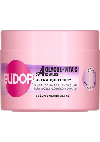 Elidor Ultra Işıltı 100 Yoğun Onarıcı Maske 220 Ml