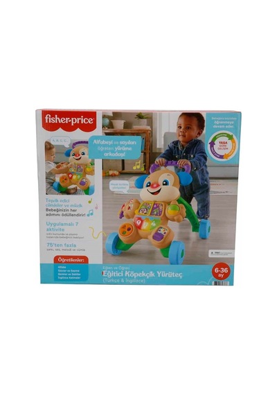 Fisher-price Lnl Yaşa Göre Gelişim Eğitici Köpekçik Yürüteç Türkçe Ve İngilizce Ftg10 Çok Renkli