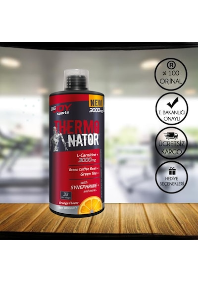 Bigjoy Thermonator L-Carnitine Karnitin Portakal 1000 ML 3000 MG