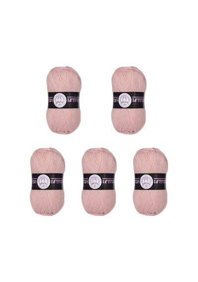 Ören Bayan Favori Örgü İpi Açık Pembe 001 5'li Paket