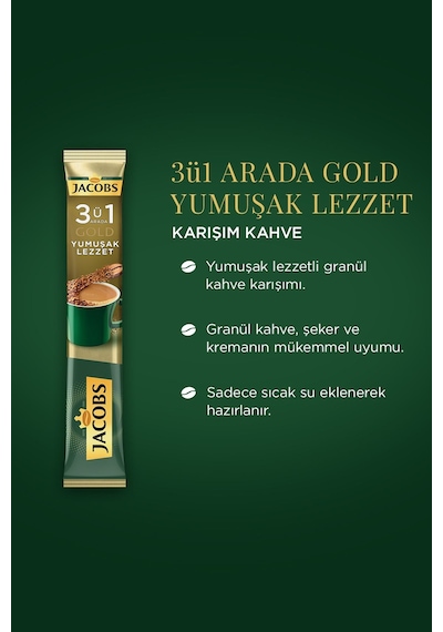 Gold 3ü1 Arada Yumuşak Lezzet 18 Gr 10 Adet X 4 Diğer