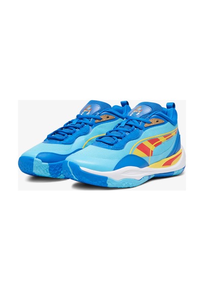 Puma Playmaker Erkek Mavi Spor Ayakkabı Beyaz - 600405938 Beyaz