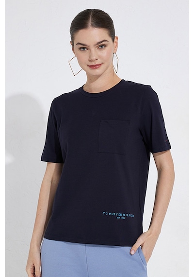 Tommy Hilfiger Kadın T-shirt Lacivert