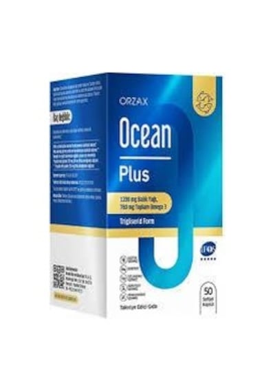 Ocean Plus 1200mg Fish Oil, 780mg Total Omega3 50 Kapsül