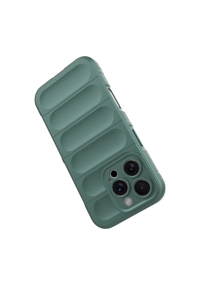 Apple Uyumlu iPhone 16 Pro Kılıf Esnek Tpu Oyuklu Arka Yüzey Tasarımlı Etnik Silikon Kapak