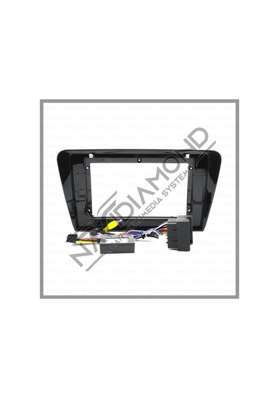 Navıdıamond Skoda Octavia 2013-2019 Android Teyp Çerçeve 10 Inch - Soket - Canbus 9.0 İnç