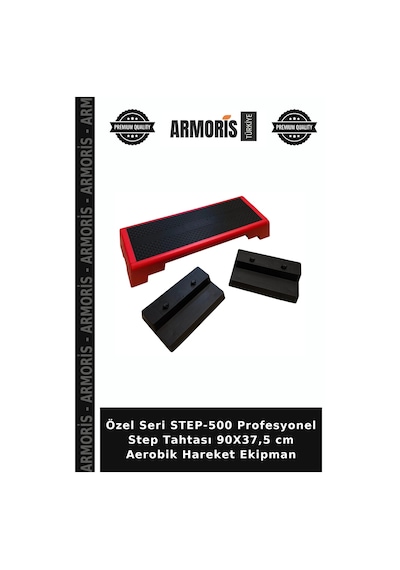 Özel Seri Step-500 Profesyonel Step Tahtası 90x37,5 Cm Aerobik Hareket Ekipman