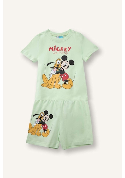 Defacto Dısney Mıckey & Mınnıe 2li Pijama Takımı Erkek Bebek H4029a526hsgn1163 Yeşil-gn1163