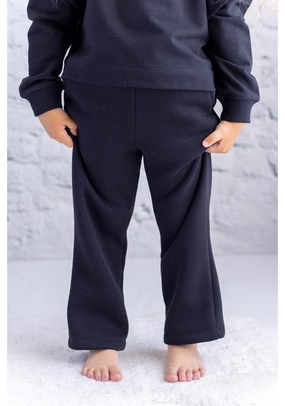 Zeyland Unisex Çocuk Basic Eşofman Altı - Siyah Siyah