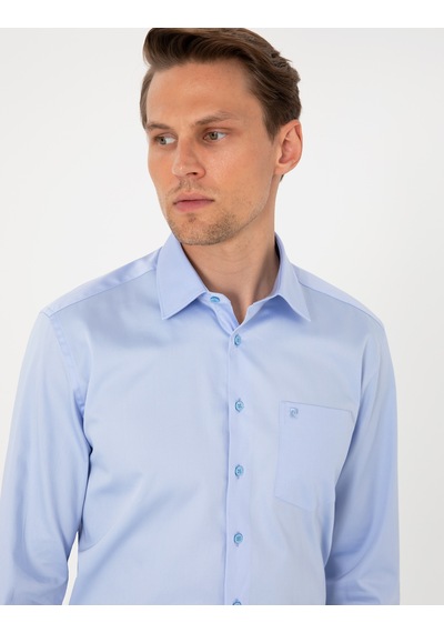 Pierre Cardin Erkek Koyu Mavi Gömlek Basic 50302972-vr032 Koyu Mavi
