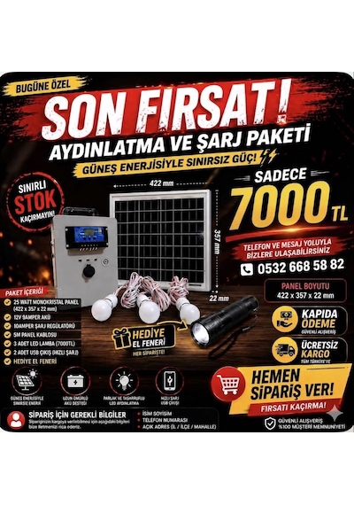 Aydınlatma Ve Sarj Paketi