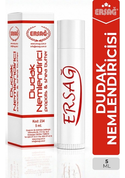 Ersağ Dudak Nemlendirici  5 ML