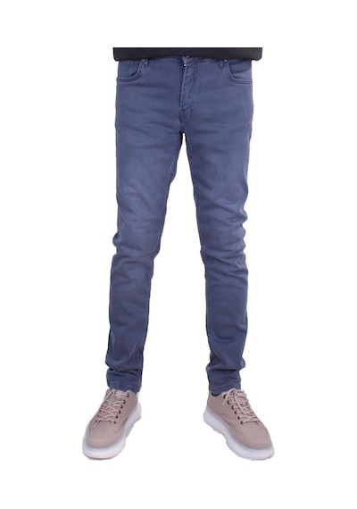 Twister Panama 748-04 Gri Düşük Bel Dar Paça Erkek Jeans Pantolon 001