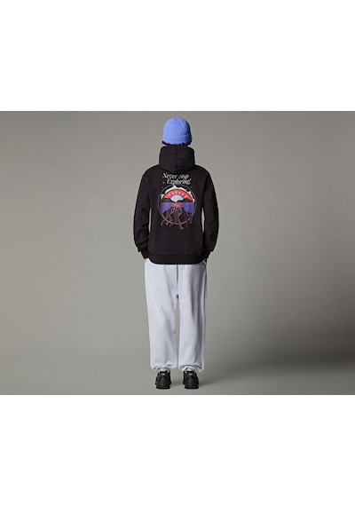 The North Face U Never Stop Relaxed Hoodie Unisex Outdoor Sweatshirts Nf0a8c3cjk31 Siyah Siyah