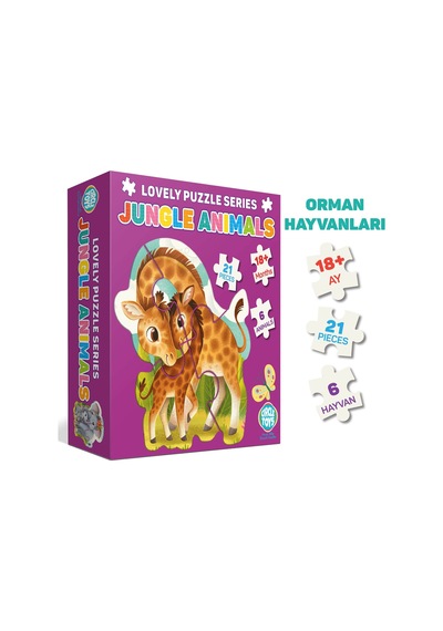 Circle Toys Lovely Puzzle Jungle  Animals