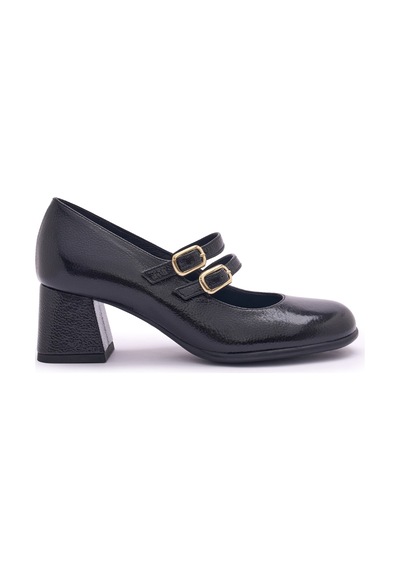 Naplak Axel Nero Topuklu/ Stiletto Kadın 205307ds Donna Serena 5307ds Naplack Naplak Axel Nero