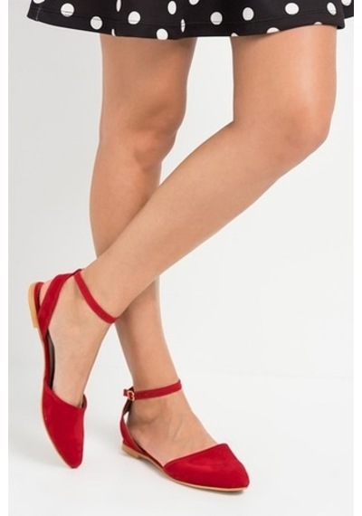 Fox Shoes Kırmızı Kadın Babet D726226202