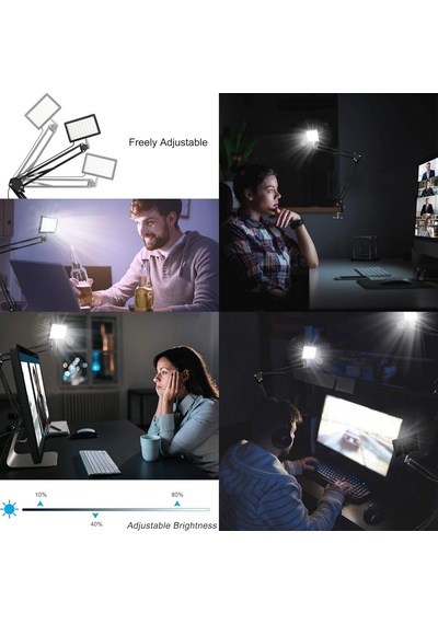 8 İnç 19cm 13 Watt 120 Led Fotograf Ve Video Işığı Vlog Ürün Youtube Canlı Yayın Tiktok Makyaj Ürün Çekimi V