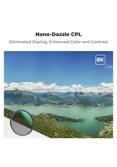 K&f Concept 86mm Cpl Filtre - Nano-d 24 Katmanlı Kaplama, Hd/hidrofobik/çizilmeye Dayanıklı