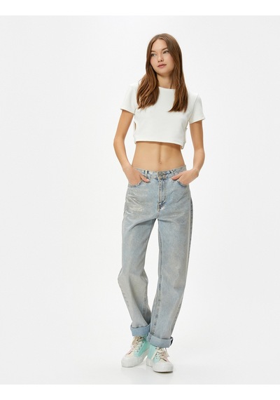 Koton Crop Tişört Pencere Detaylı Kısa Kollu Bisiklet Yaka Pamuklu Ekru 4sal10023ık 4SAL10023IK010 Ekru Koton Crop Tişört Pencere Detaylı Kısa Kollu Bisiklet Yaka Pamuklu Ekru 4sal10023ık 4SAL10023IK010 Ekru