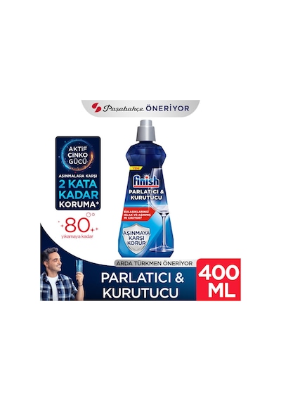 Finish Temizlik ve Bakım Seti (Parlatıcı 400 ML+ Makine Temizleyici Sıvı 250 ML+ Tuz 550 G)
