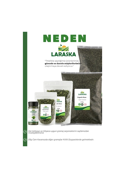 Organik Nane 100g- Organic Mint 100g