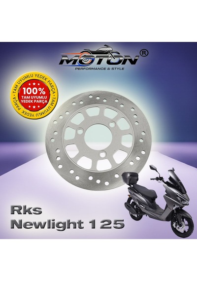 Rks Newlight 125 Arka Fren Diski - Yüksek Performanslı Isıya Dayanıklı