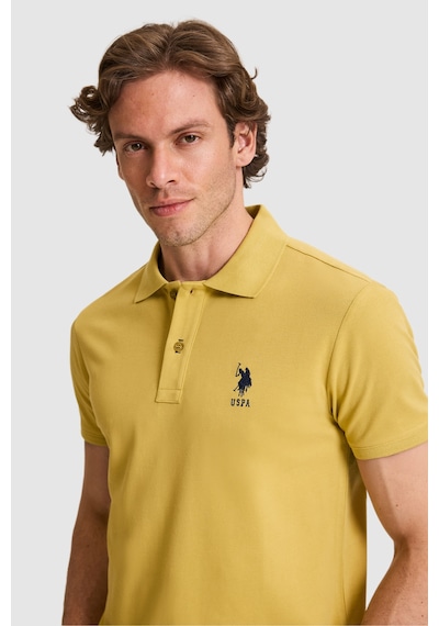 U.s. Polo Assn. Erkek Tişört Basic 50326920-vr235 Yag Yesılı