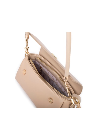 Nas Bag Kadın Sade Şık Omuz Ve Çapraz Çanta En 24 Cm Boy 12 Cm Kum Diğer