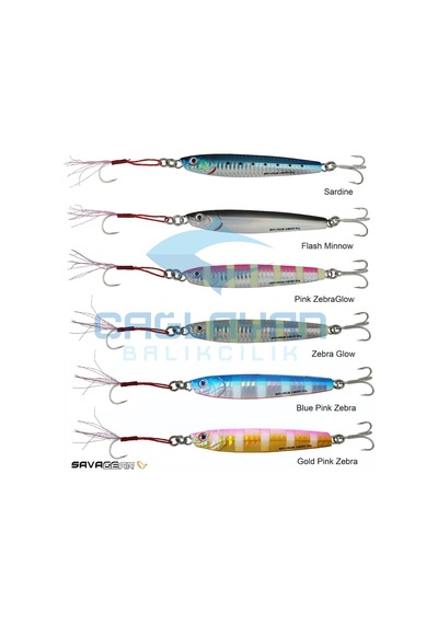 Savage Gear 3D Slim Minnow 8Gr 5,4 Cm Jig Suni Yem Pınk Glow Zebr (366855907)