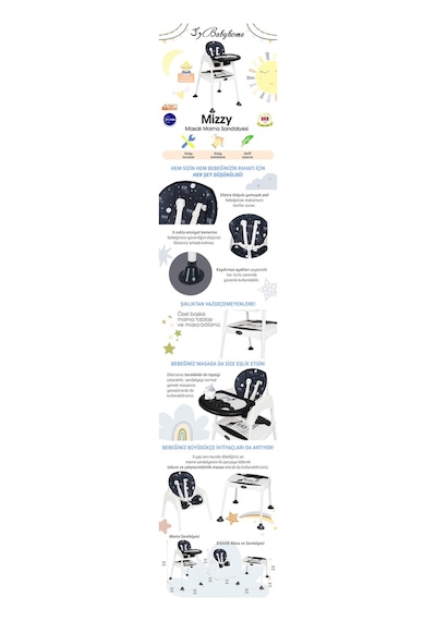 Baby Home Ekonomi Paket 10 In 1 1010 Travel Sistem Bebek Arabası 560 Oyun Parkı Yatak Beşik Ve Mama Sandalyesi