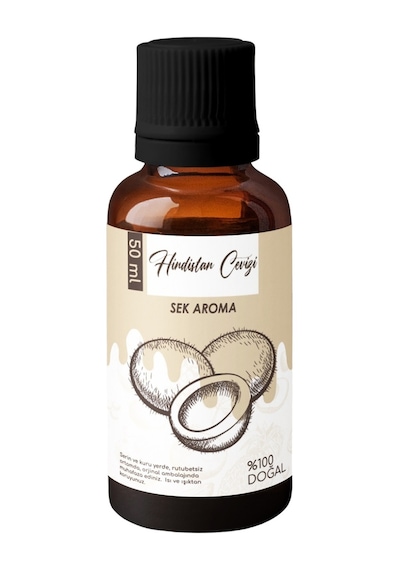 Sek Aroma azır Karışım Hindistan Cevizi Kiti - Hazır Karışım Hindistan Cevizi Aroması 50 ML - 5 L Uyumlu