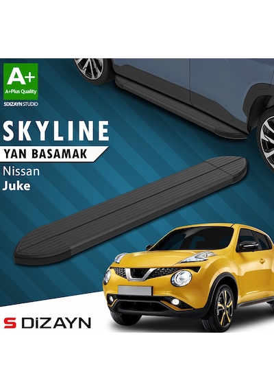 S-dizayn Nissan Juke Skyline Siyah Yan Basamak 173 Cm 2010-2018 A+ Kalite