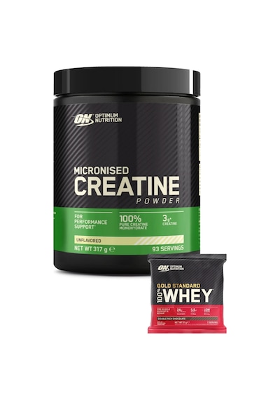 Creatine Kreatin Aromasız 317g 93 Servis Kas Gücü Ve Performans Artışı Desteği - 100% Whey Gold Standard Çikolata Aromalı Şase 31g 1 Servis Aromasız