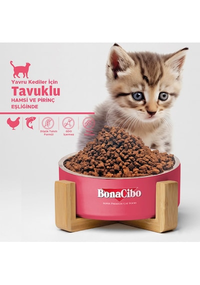 Kitten Tavuklu Ve Balıklı Yavru Kedi Maması, 100 Gr X 5 Adet