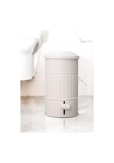 The Mia Çöp Kovası Banyo 5 Lt Beyaz Mgl0009 Beyaz