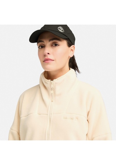 Timberland Polartec Full-zip Fleece Kadın Krem Ceket