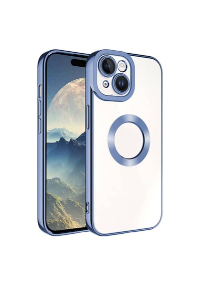 Nihcase Apple Uyumlu iPhone 15 Kılıf Lazer Omega Silikon