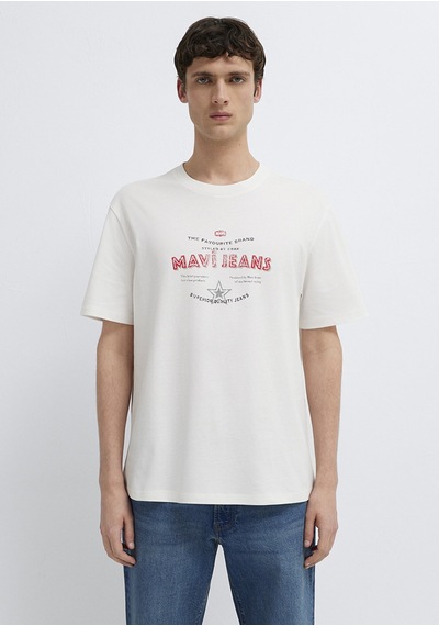 Mavi - Ekru Tişört 0613597-70057