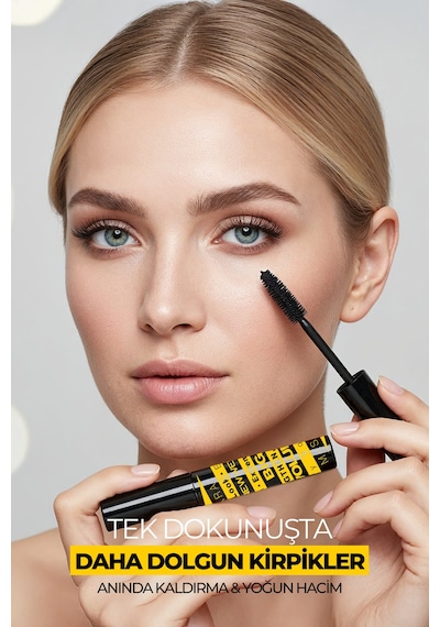 New Well Big Lash Volume Kirpikleri Kaldıran Uzatan Ve Dolgunlaştıran Maskara Siyah