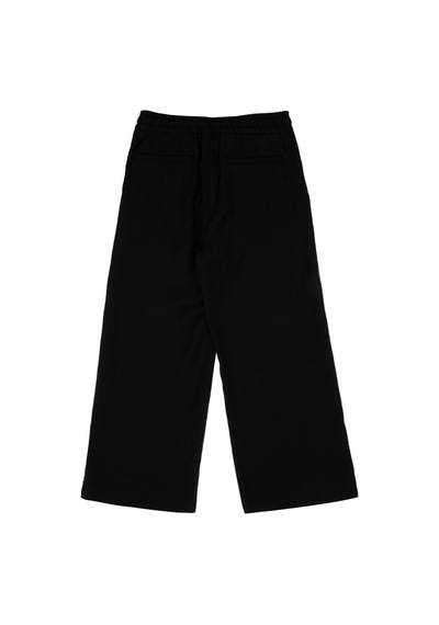 U.S. Polo Assn. Kız Çocuk Siyah Loose Fit  Modal Karışımlı Kanvas Pantolon 50300911-VR046