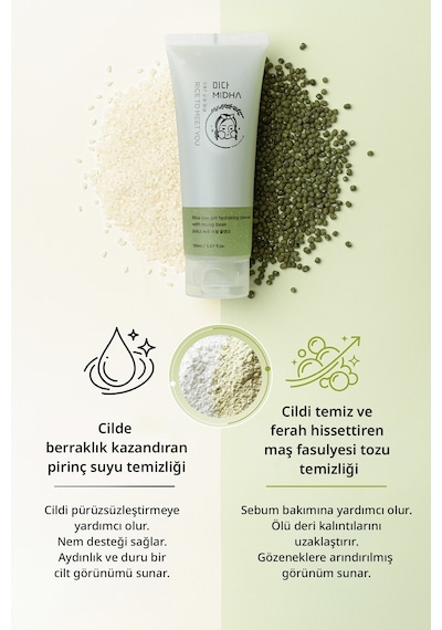 Midha Rice Low Ph Hydrating Cleanser 150 ML