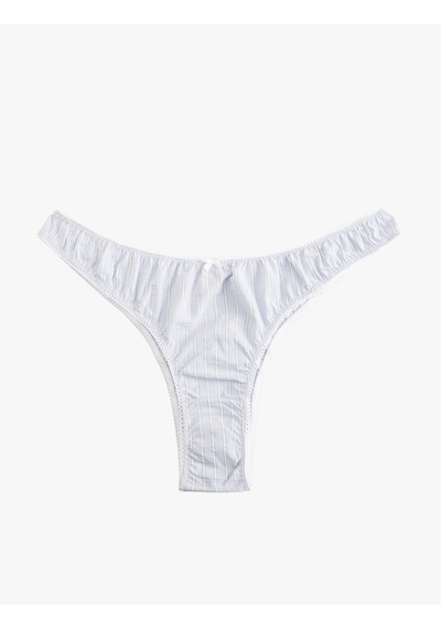 Koton Fiyonk Detaylı Çizgili Brief Külot Mavi Çizgili 5slk30139mk Mavi Çizgili Çok Renkli Koton Fiyonk Detaylı Çizgili Brief Külot Mavi Çizgili 5slk30139mk Mavi Çizgili Çok Renkli