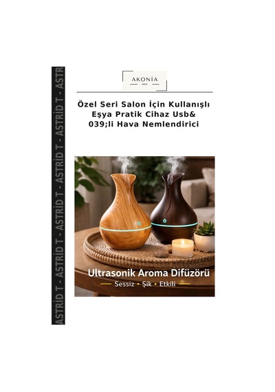 Özel Seri Salon İçin Kullanışlı Eşya Pratik Cihaz Usb& 039 Li Hava Nemlendirici