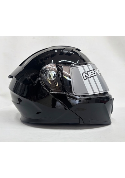 Nero Tk912 İç Güneş Vizörlü Çene Açılır Kask Siyah