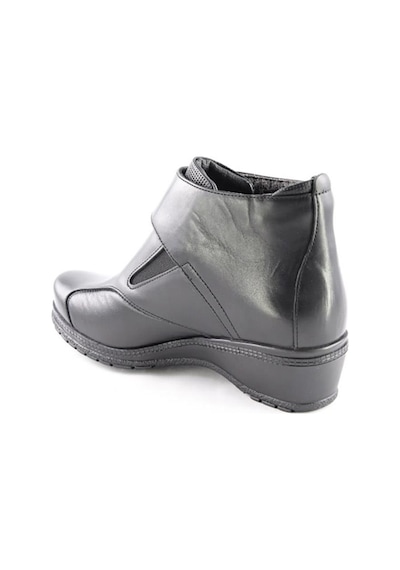 Forelli 25651 Vionic Hakiki Deri Comfort Kadın Bot Siyah