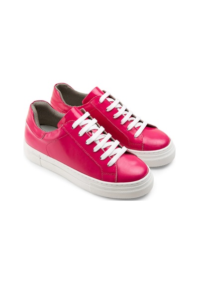 Deery Hakiki Deri Fuşya Sneaker Kadın Ayakkabı - Z1681Zfsyc01 Fuşya