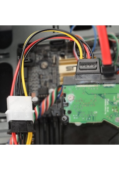 4 Pin Lp4 Molex Erkek To Sata Power Güç Kablosu