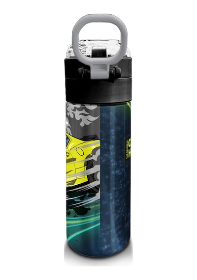 Coral High Kids Nefti Fosforlu Sarı Araba Desenli Pipetli Ve Direkt İçim Çelik Termos 500 Ml 31834 Çelik