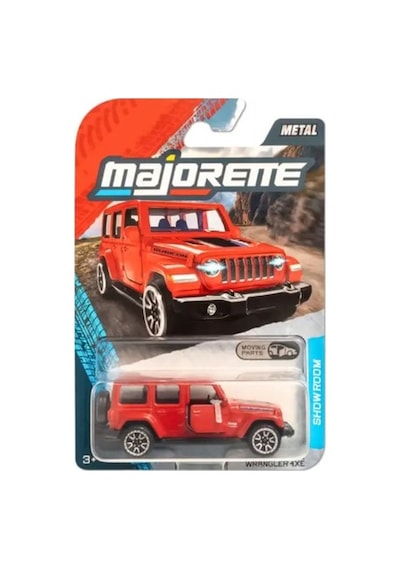 Majorette Showroom Jeep Wrangler 4xe Çok Renkli